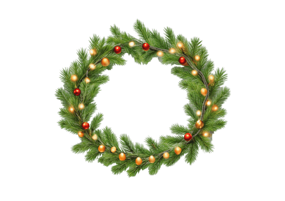 Christmas Borders and Frames 3D Icon Illustrations