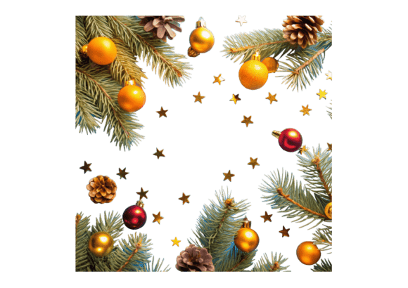 Colorful Christmas Tree Isolated PNG Review