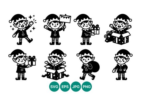 Cute Christmas Elves Vector Set: Pro Illustrations Review