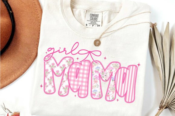 Girl Mama Mother Day Sublimation Illustrations