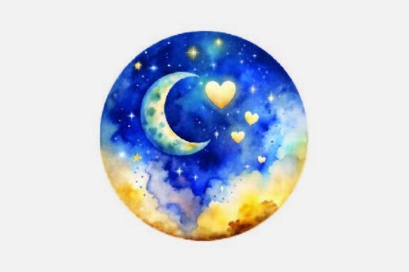 Moon Christmas PNG: Holiday Illustrations