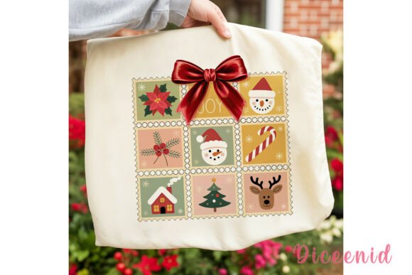 Vintage Christmas Stamps PNG Clipart Review