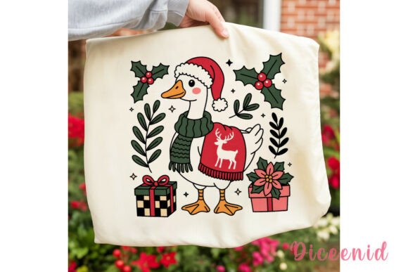 Western Christmas Grid: Festive Illustrations