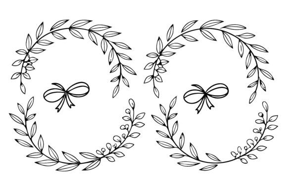 Wreath Christmas Line Art Svg Bundle V3 Review